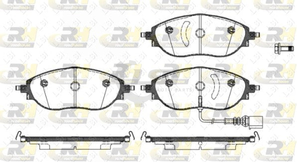 Roadhouse Brake Pad Front for Volkswagen Tiguan Brake Pads