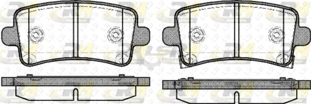 Roadhouse Brake Pad Rear Holden Pads