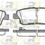 Roadhouse Brake Pad Rear Hyundai Pads