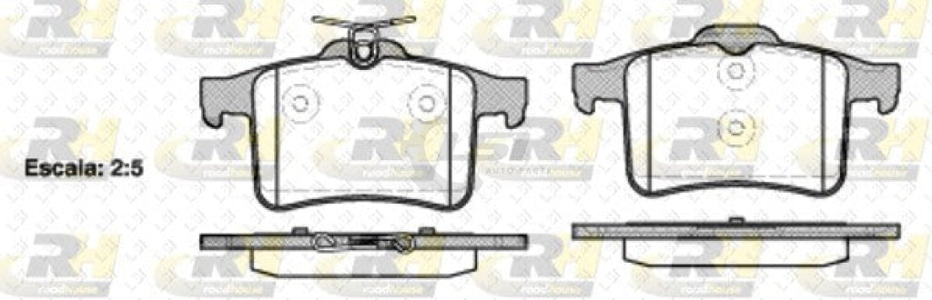 Roadhouse Brake Pad Rear Jaguar Pads