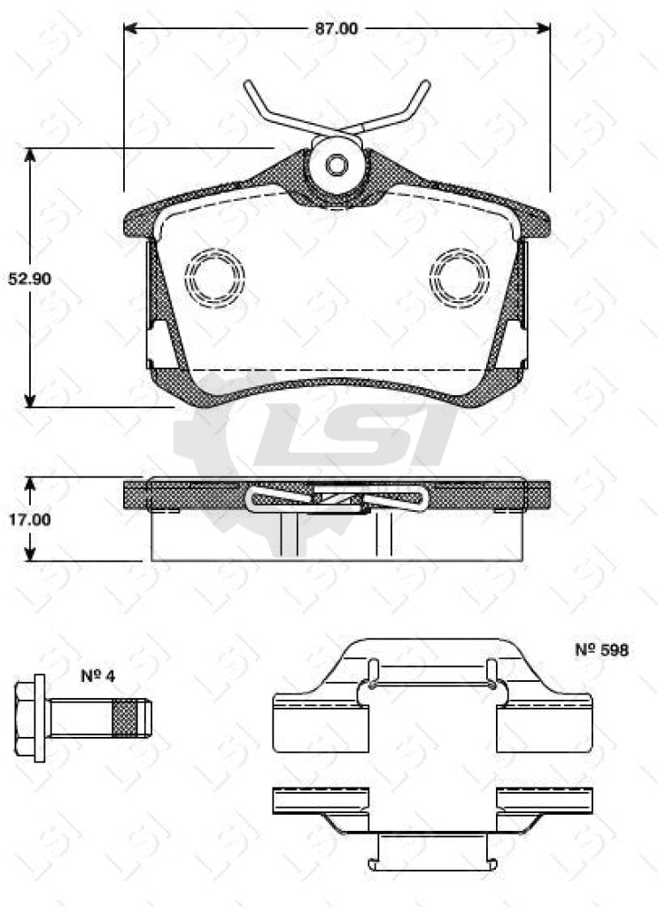 Roadhouse Brake Pad Volkswagen Pads