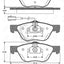 Roadhouse Brake Pads Fr Alfa Romeo