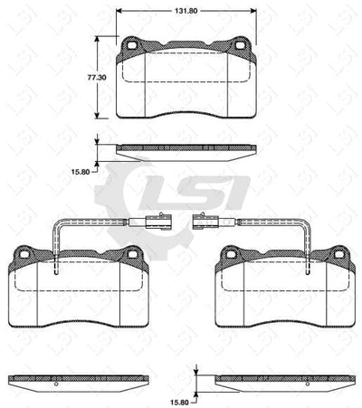 Roadhouse Brake Pads Fr Alfa Romeo