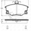 Roadhouse Brake Pads Fr Alfa Romeo/Fiat