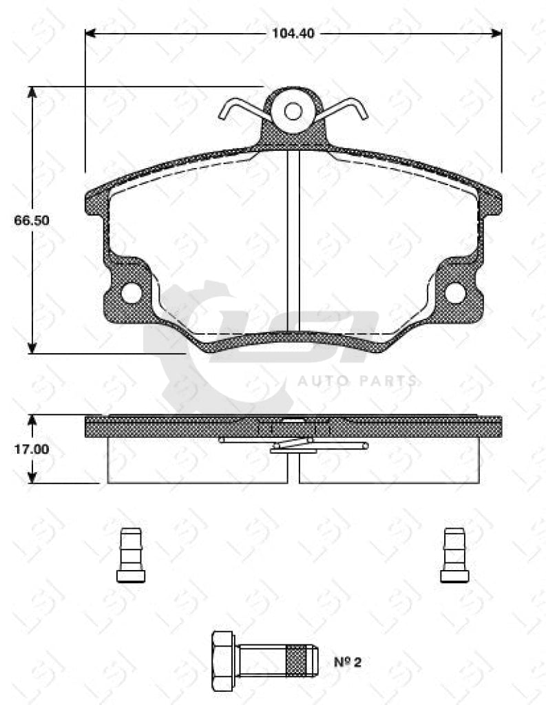 Roadhouse Brake Pads Fr Alfa Romeo/Fiat