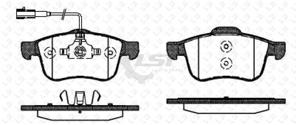 Roadhouse Brake Pads Fr Alfa Romeo With Sensors 176Mm