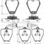 Roadhouse Brake Pads Fr Audi