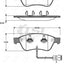 Roadhouse Brake Pads Fr Audi