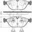 Roadhouse Brake Pads Fr Audi/ Bmw/ Chrysler/ Mercedes Benz/ Vw