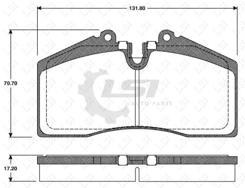 Roadhouse Brake Pads Fr Audi/ Porsche