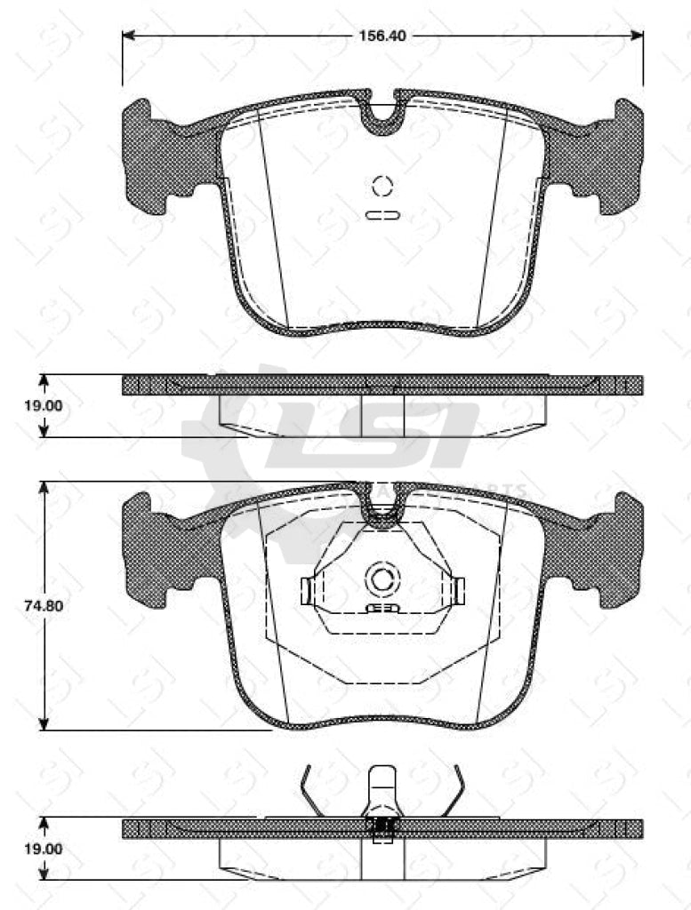 Roadhouse Brake Pads Fr Bmw