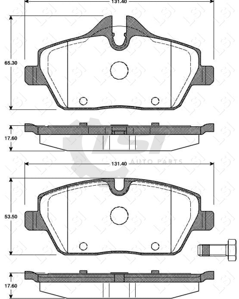 Roadhouse Brake Pads Fr Bmw