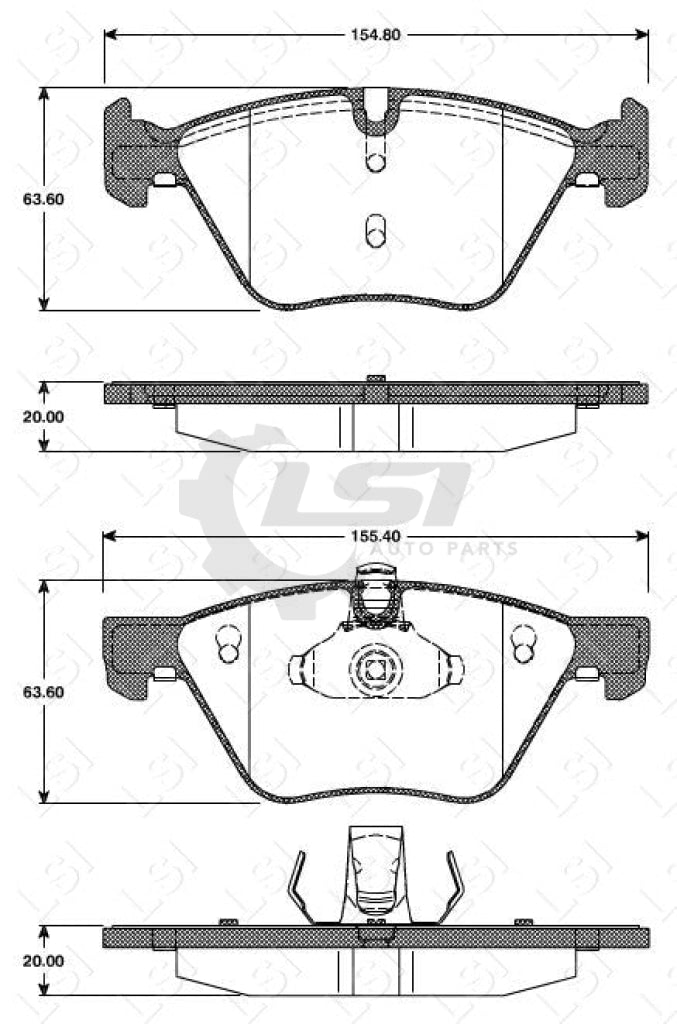 Roadhouse Brake Pads Fr Bmw