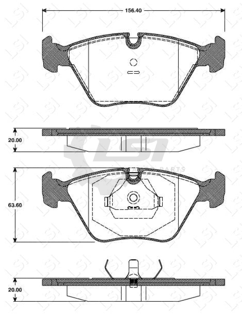 Roadhouse Brake Pads Fr Bmw