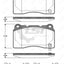 Roadhouse Brake Pads Fr Cadillac Mitsubishi Subaru