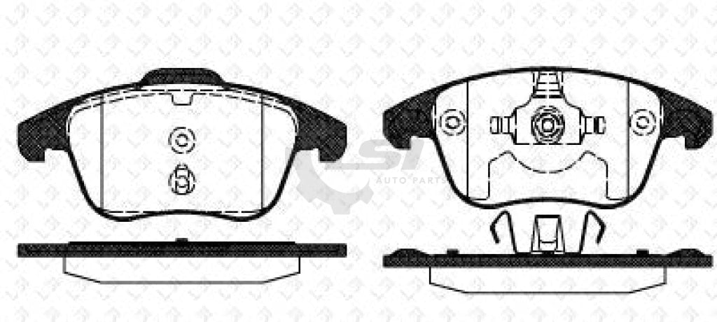 Roadhouse Brake Pads Fr Citroen