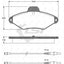 Roadhouse Brake Pads Fr Citroen