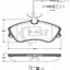 Roadhouse Brake Pads Fr Citroen/ Peugeot 4 Wire