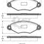 Roadhouse Brake Pads Fr Citroen/ Renault