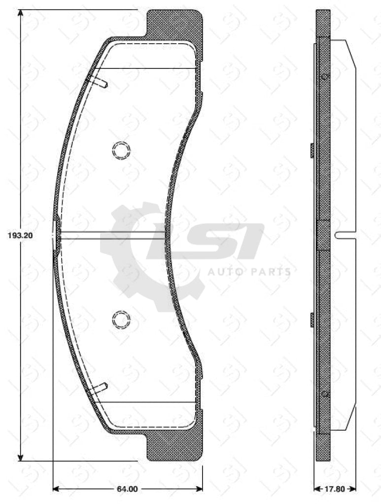 Roadhouse Brake Pads Fr Ford