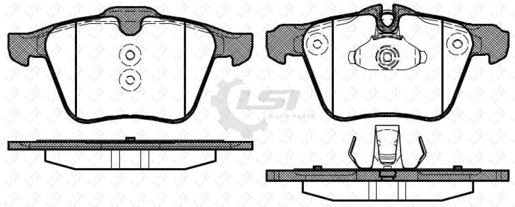 Roadhouse Brake Pads Fr Ford/Jaguar/Volvo