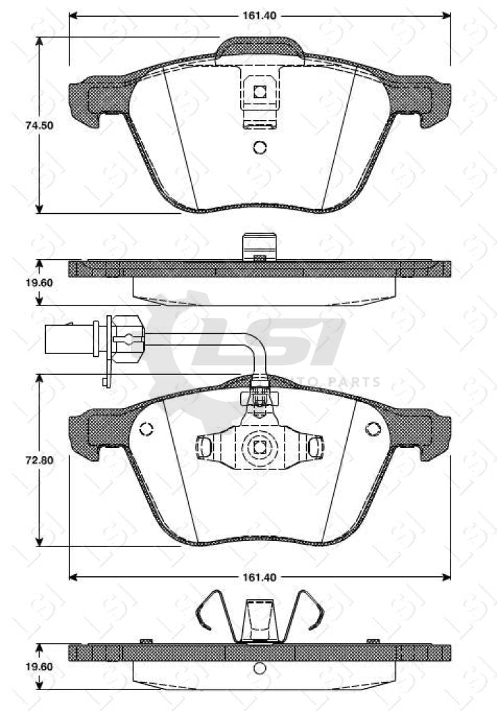 Roadhouse Brake Pads Fr Ford/ Vw
