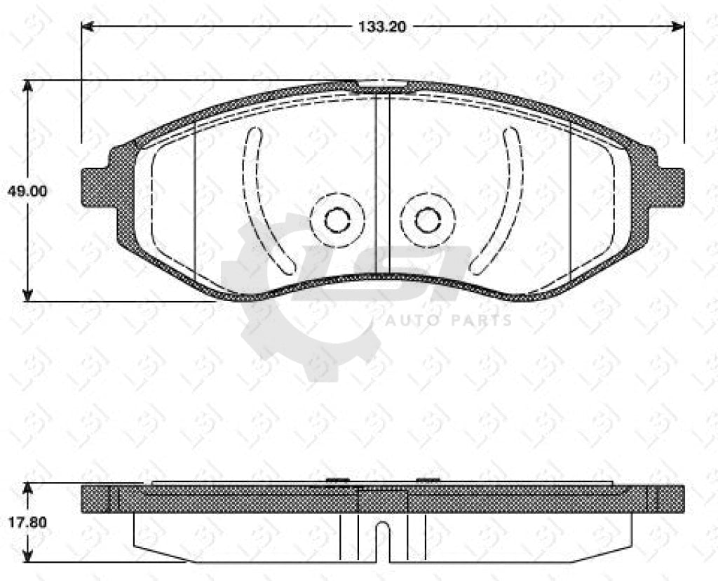 Roadhouse Brake Pads Fr Holden