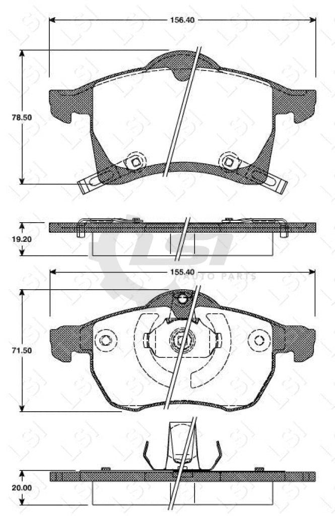 Roadhouse Brake Pads Fr Holden