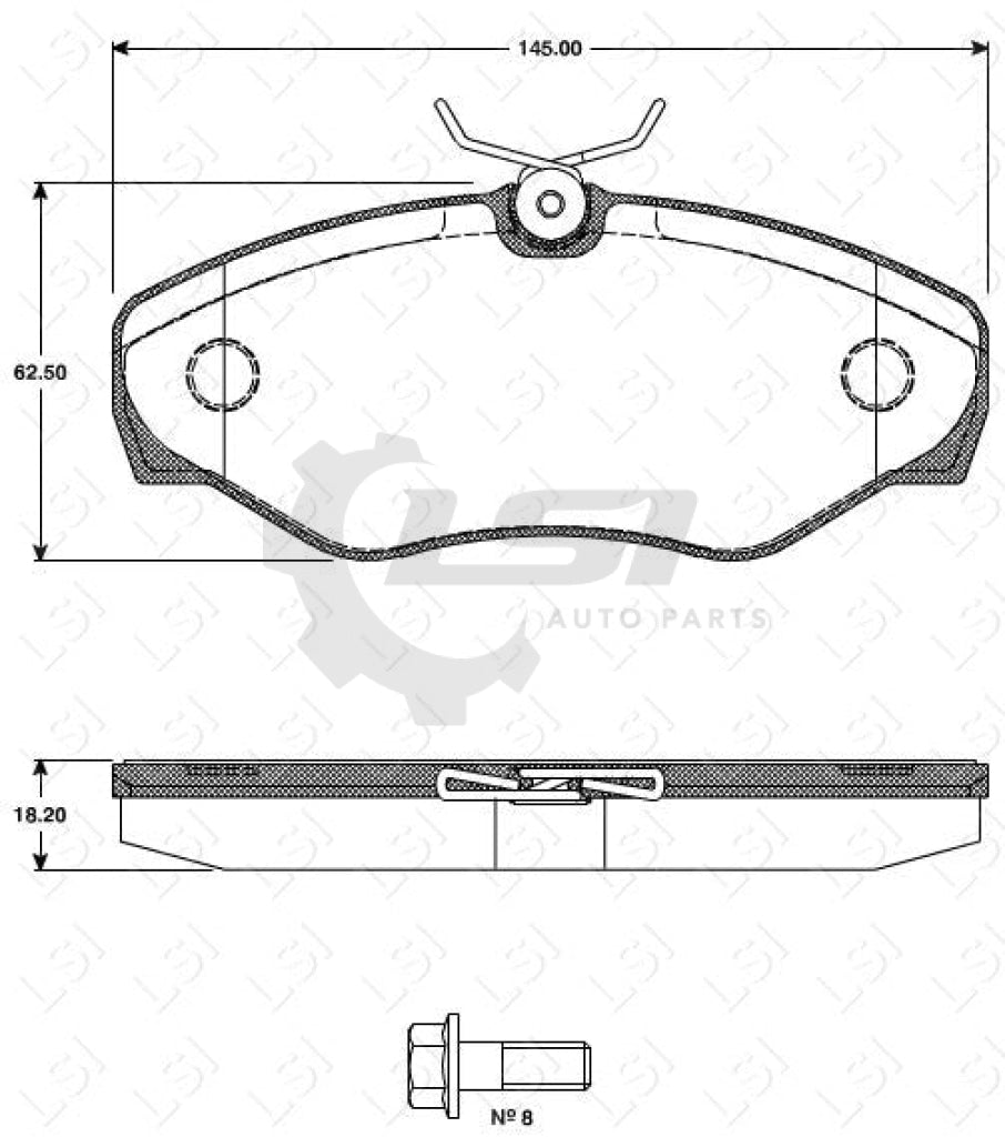 Roadhouse Brake Pads Fr Holden/Renault