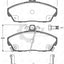 Roadhouse Brake Pads Fr Honda/Mg