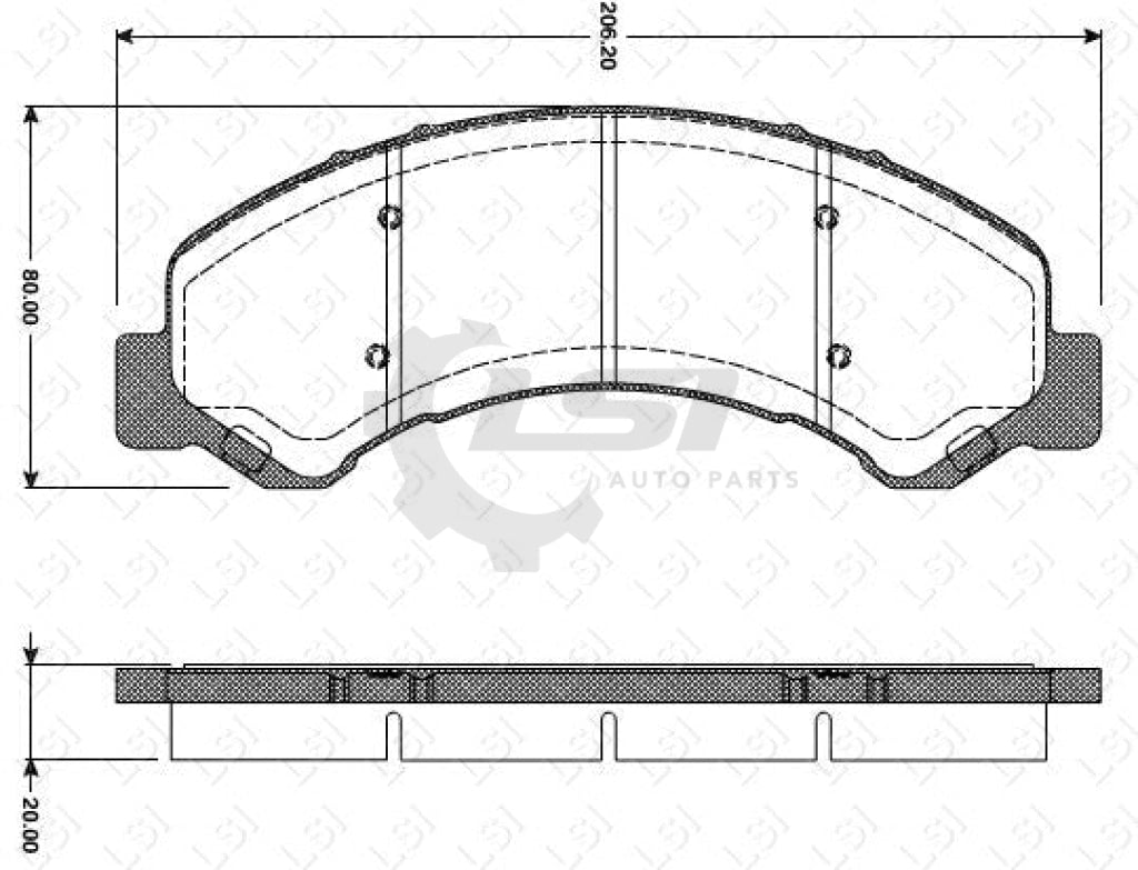 Roadhouse Brake Pads Fr Isuzu