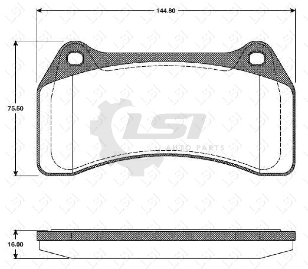 Roadhouse Brake Pads Fr Jaguar