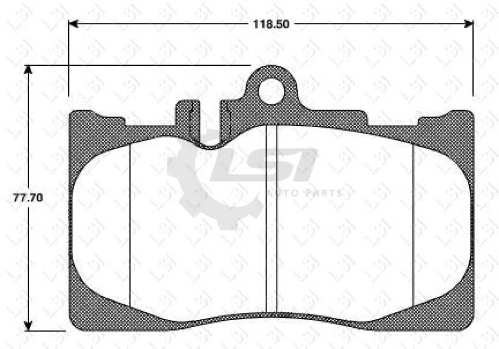 Roadhouse Brake Pads Fr Lexus