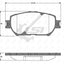 Roadhouse Brake Pads Fr Lexus Gs300 05-