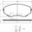 Roadhouse Brake Pads Fr Mazda