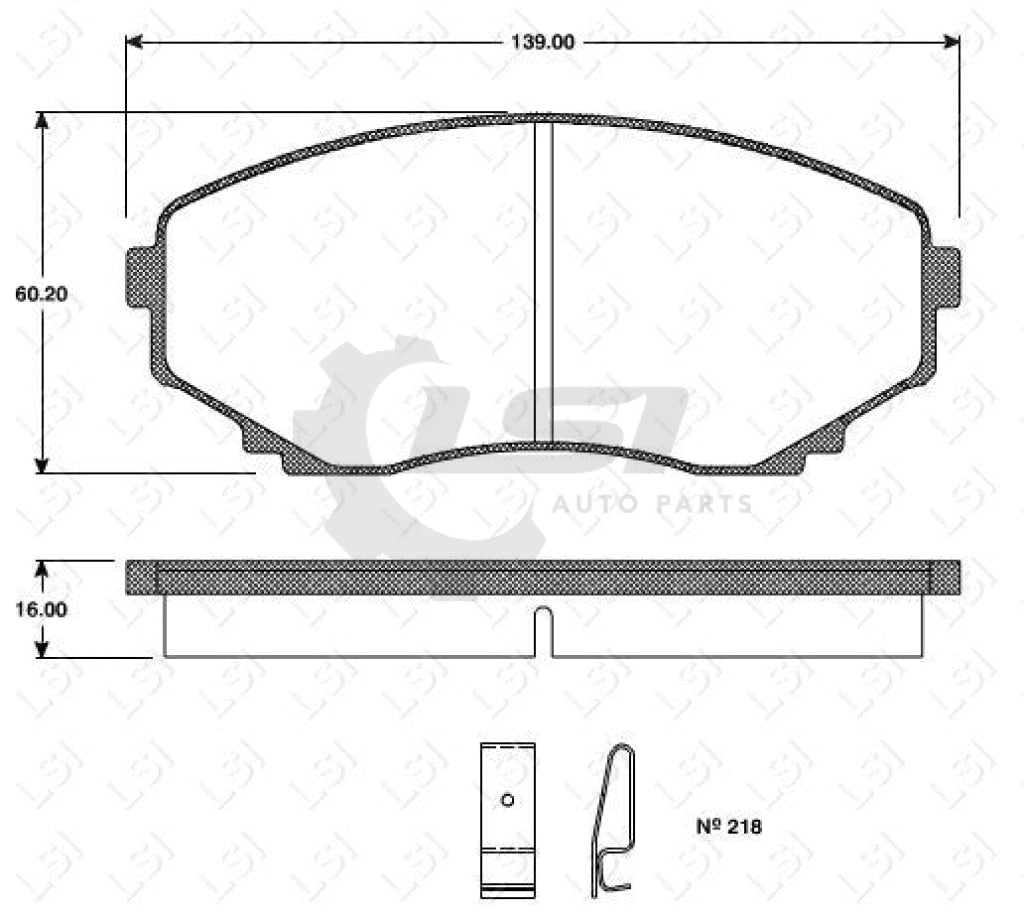 Roadhouse Brake Pads Fr Mazda
