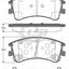 Roadhouse Brake Pads Fr Mazda