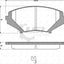Roadhouse Brake Pads Fr Mazda Rx8