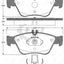 Roadhouse Brake Pads Fr Mercedes Benz