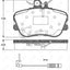 Roadhouse Brake Pads Fr Mercedes Benz