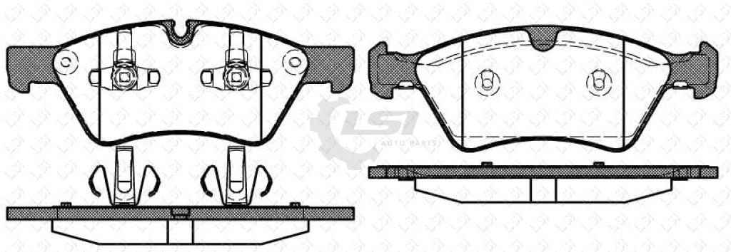 Roadhouse Brake Pads Fr Mercedes Benz