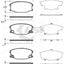 Roadhouse Brake Pads Fr Mitsubishi