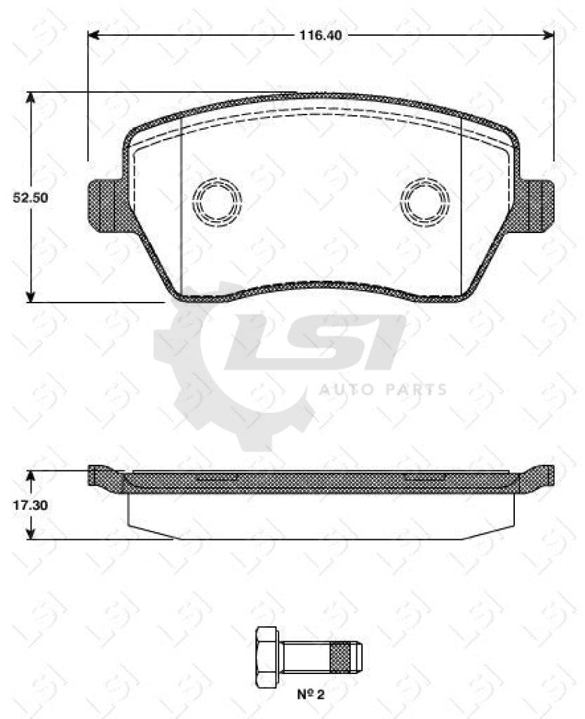 Roadhouse Brake Pads Fr Nissan/Renault