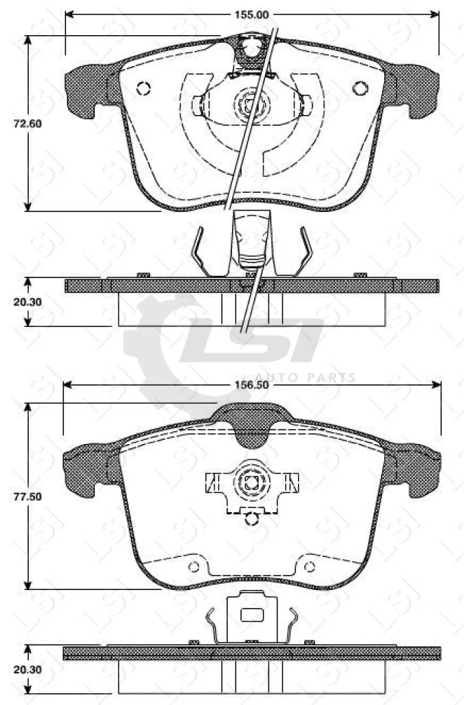 Roadhouse Brake Pads Fr Opel/ Saab