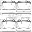 Roadhouse Brake Pads Fr Peugeot