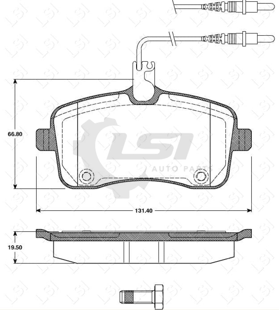 Roadhouse Brake Pads Fr Peugeot