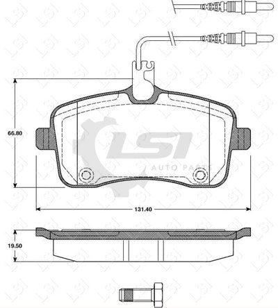 Roadhouse Brake Pads Fr Peugeot