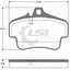 Roadhouse Brake Pads Fr Porsche