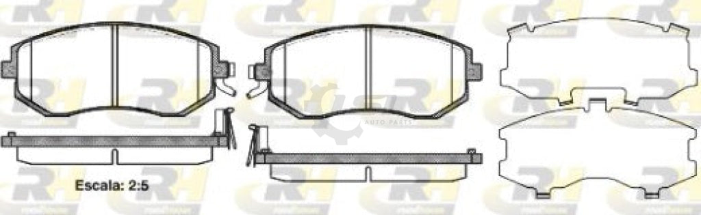 Roadhouse Brake Pads Fr Subaru