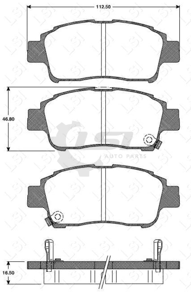 Roadhouse Brake Pads Fr Toyota
